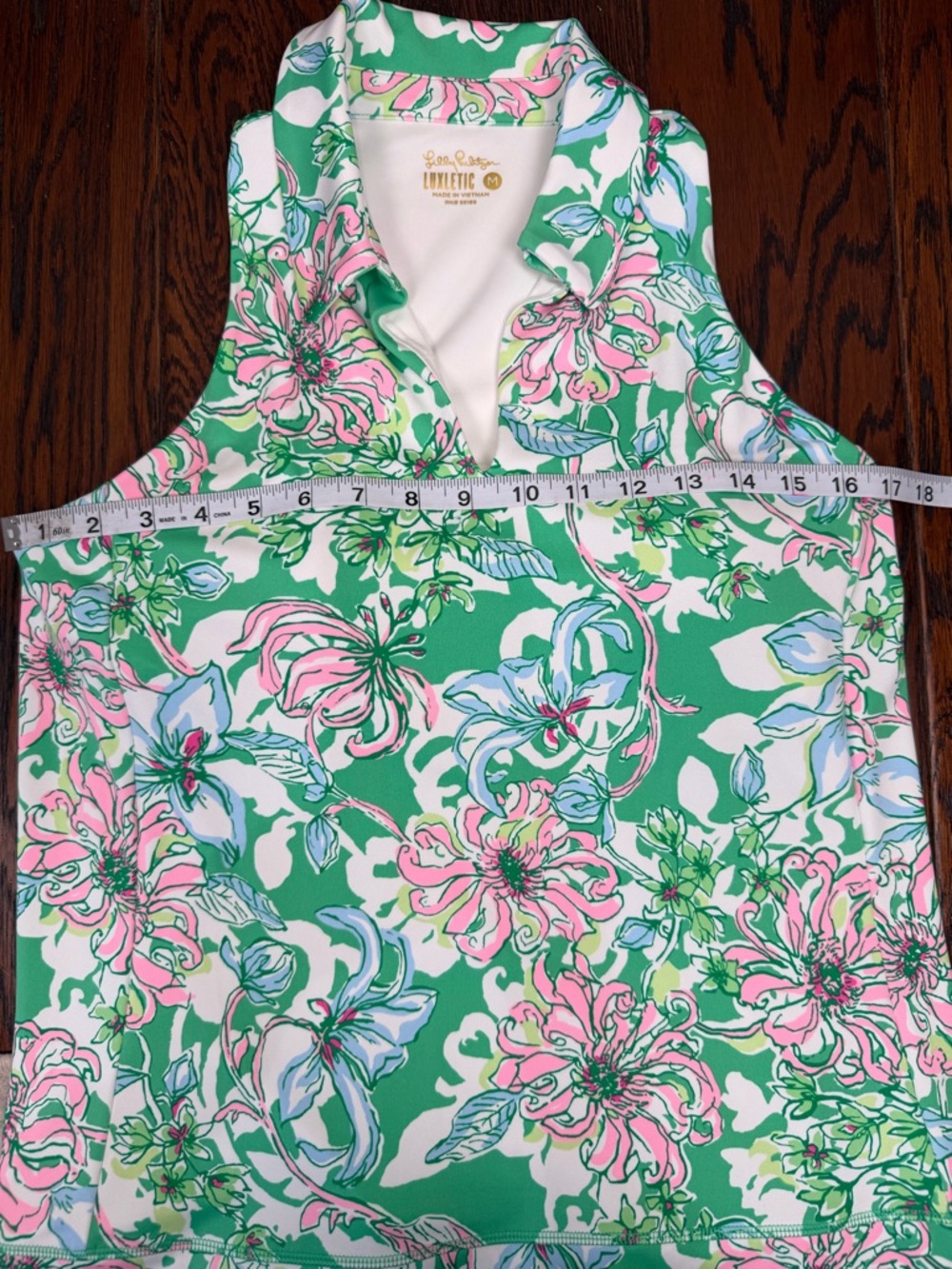 Lilly Pulitzer Luxletic Dania Dress UPF 50+ Tennis Dress Floral Print M - Picture 14 of 14
